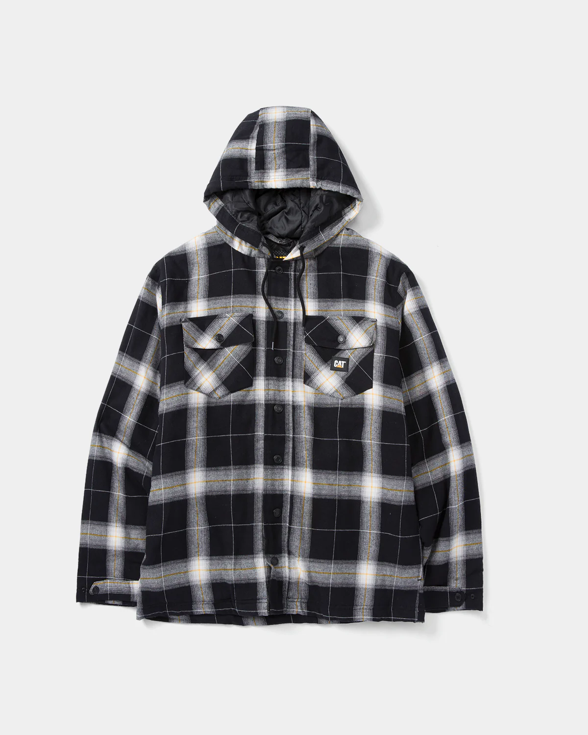 MEN'S HOODED FLANNEL SHIRT JAC - Image 3