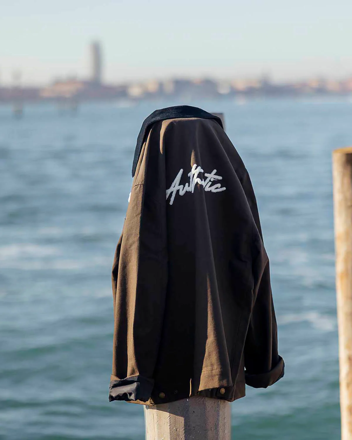 PEORIA CANVAS JACKET WITH EMBROIDERY - Image 3