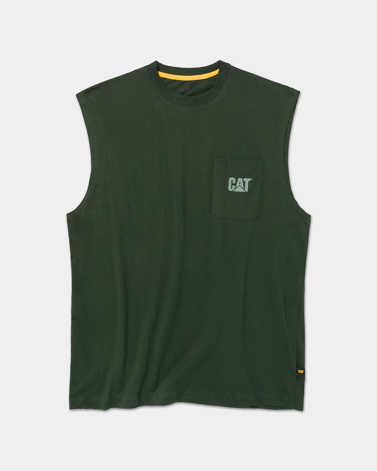 TOUGH CUT SLEEVELESS POCKET T-SHIRT - Image 3